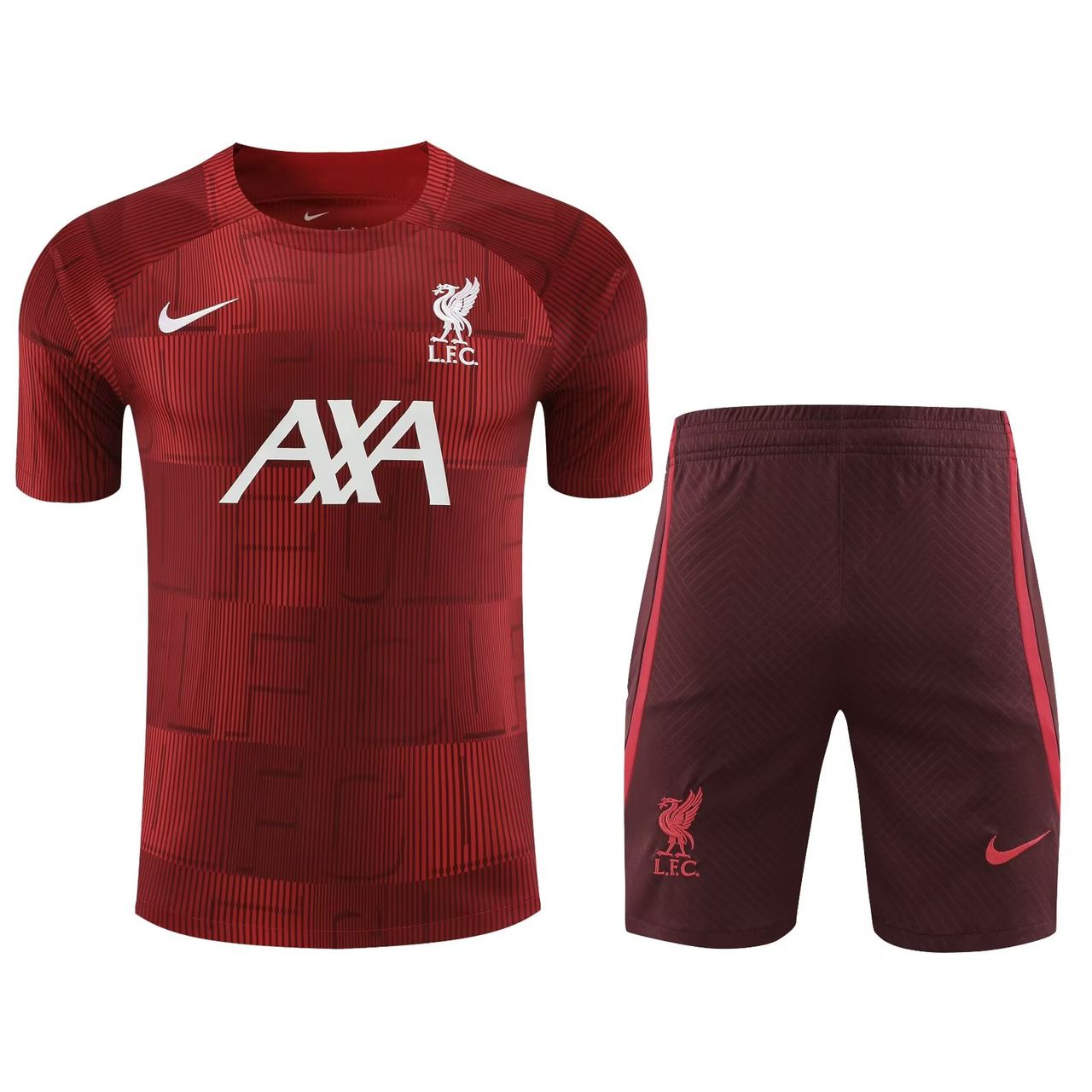 KIT TRAINING LIVERPOOL ROUGE 2023/2024