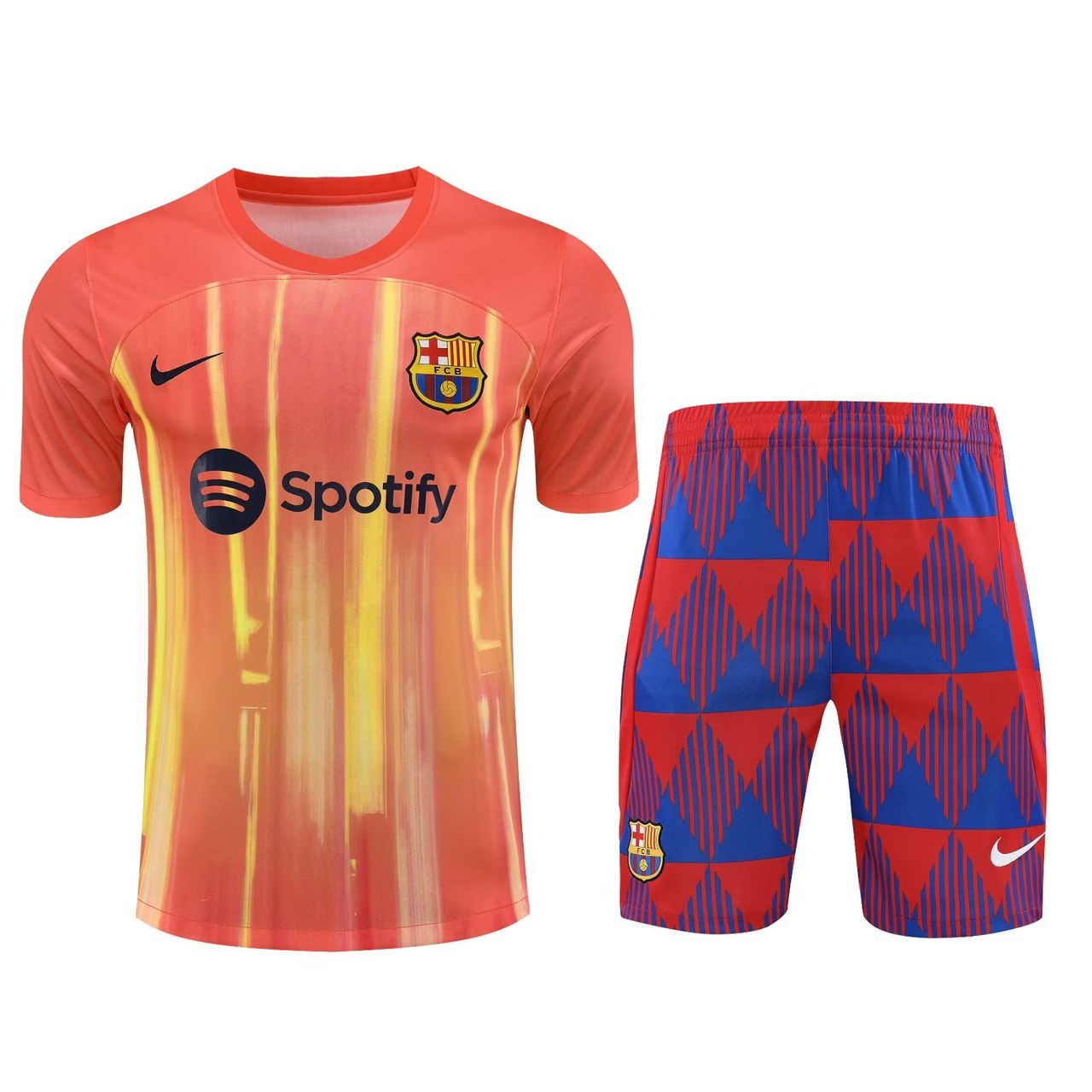 KIT TRAINING FC BARCELONA ORANGE 2023/2024