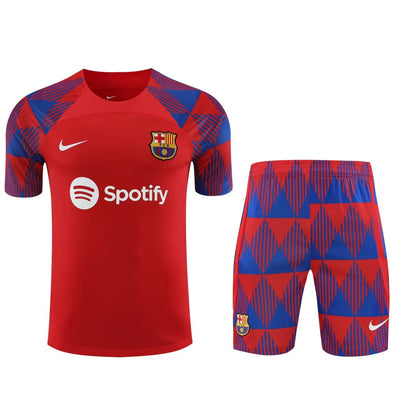 KIT TRAINING FC BARCELONA ROUGE 2023/2024