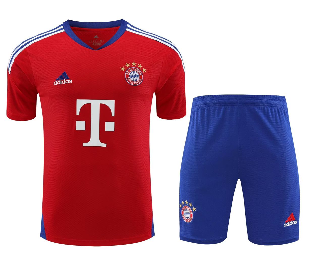 KIT TRAINING BAYERN MUNICH ROUGE/BLEU 2023/2024