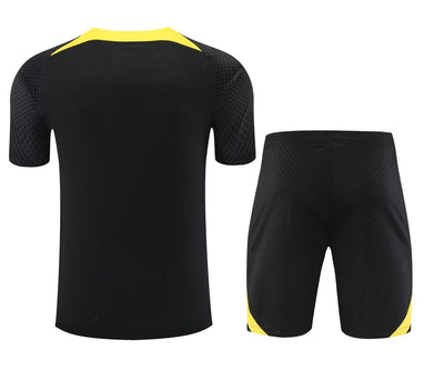 KIT TRAINING PSG NOIR/JAUNE 2023/2024