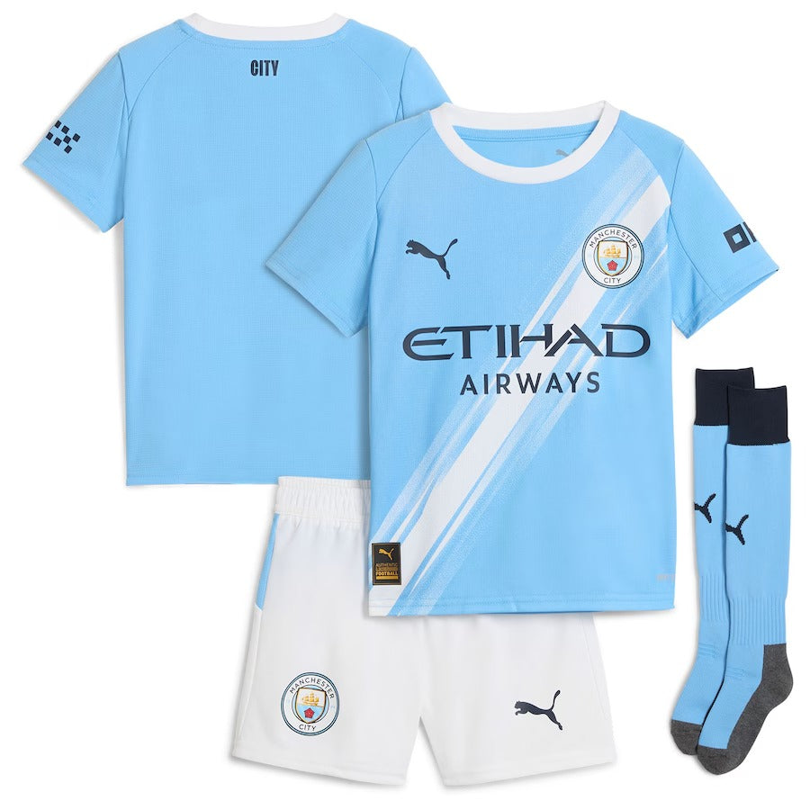 KIT ENFANT MANCHESTER CITY DOMICILE 2025-2026