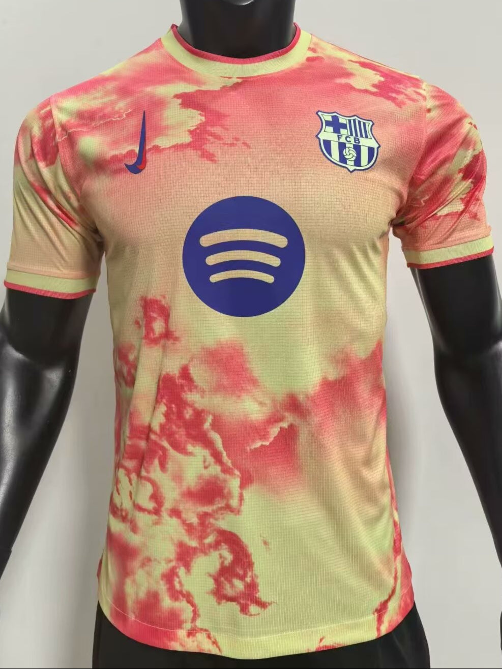 FC Barcelone Orange Version Joueur 2024